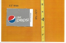 Medium Square Size Pepsi Cola DIET 12 oz CAN Soda Vending Machine Flavor Strip - £3.14 GBP