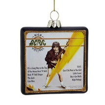 AC/DC - High Voltage Album Cover Ornament 3.5-Inch Glass by Kurt Adler Inc. - $15.79