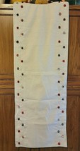 Pottery Barn PLAID POM POM Holiday Christmas Table Runner Cotton 108x18 ... - £23.97 GBP