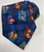 Disney Mens Tie Blue Winnie the Pooh - $8.08