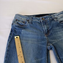 Refuge RN#101331 Women's Blue Bootcut Distressed Denim Jeans Size 11L (30×33) image 4