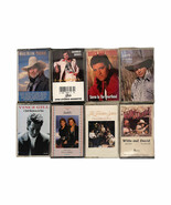 Lot of 8 Vintage 80&#39;s &amp; 90&#39;s Country Music Cassette Tapes Garth Brooks W... - $39.81 CAD