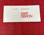 1972 Dodge Dart &amp; Demon Owners Operators Manual OEM Vintage Car 72 EUC - $14.36