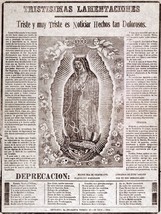 Decor Poster. Fine Graphic Art Design. Religious Mexican home Design. 1075 - $17.10+