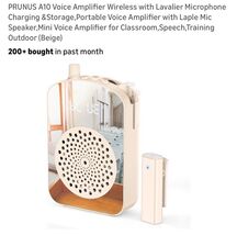 Voice Amplifier Wireless with Lavalier Microphone Charging Prunus A10 - $29.58