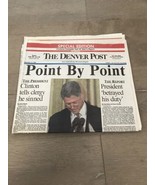THE DENVER POST September 12, 1998 Point by Point Clinton Sex Scandal - $30.18 CAD