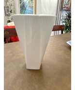 Rosenthal Modernist White  Glazed Signed Vase by Sami Wirkkala &quot;Origami&quot; - $156.14 CAD