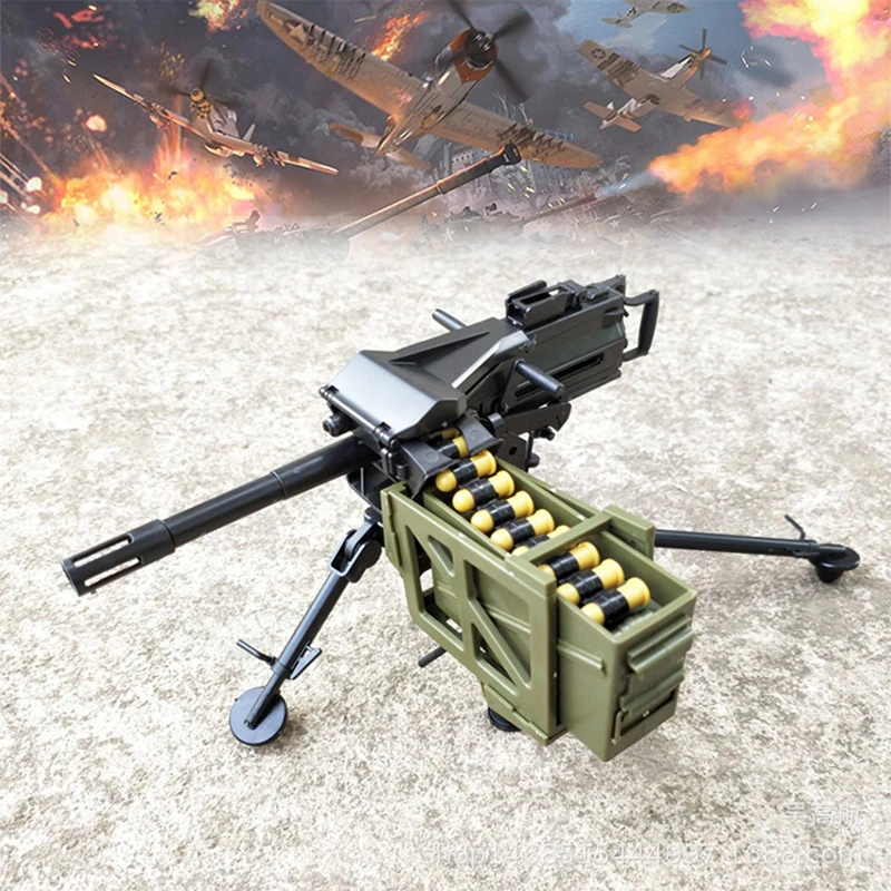 1/6 Scale AK47 AK74 MG42 Plastic Block Toy M2 MK19 Heavy Machine Gun Launcher - £9.38 GBP+