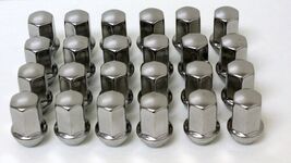 GM Chevy Silverado Factory Polished 14x1.5 Lug Nuts Set Of 24 NEW TAKEOFF - $37.61