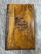 Jerusalem Pocket New Testament KJV Olive Wood Cover American Bible King ... - $372.98 MXN
