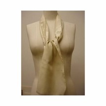 Vintage 1960s Rectangle Scarf Charles Jourdan Signature C Cream Scarf - £15.76 GBP