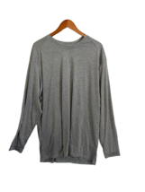 RECOVER Mens T-Shirt Gray Crew Neck Long Sleeve Sustainable Apparel 2XL ... - £7.52 GBP