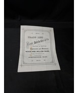 1870 Ferre Batchelder Co Springfield Ma Trade List AXES, SCYTHES, FARM, ... - $27.87