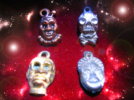 NEW FREE W ANY HALLOWEEN ORDER 4 OLD SPOOKY LUCK & PROTECTION CHARMS MAGICK  image 2