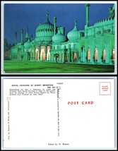 UK Postcard - Brighton, Royal Pavilion At Night R40 - £2.53 GBP