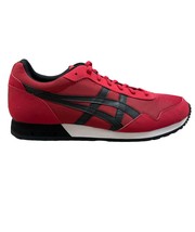 ASICS Unisex Sneakers Curreo Solid Red Size M US 8.5 W US 10 HN521 - £31.97 GBP