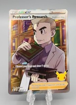 Pokémon TCG Professor&#39;s Research Full Art Celebrations 024/025 Holo Ultr... - £1.22 GBP