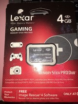 Lexar 4GB Memory Stick Pro Duo Mark 2 for PSP Import JAPAN Video Game 3192 - £32.54 GBP