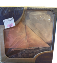 NEW Pimpernel 6 Coaster Set Made In England. “High Seas” Theme. Cork Bac... - $18.00