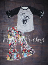 NEW Boutique Tim Burton Jack Beetlejuice Girls Halloween Outfit Set  - $6.99+