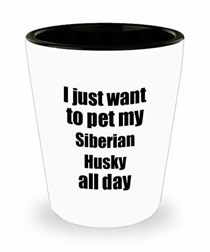 Siberian Husky Shot Glass Dog Lover Mom Dad Funny Gift Idea For Liquor Lover Alc Item image 2