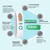 ZVac Hepa Vacuum Bags Type Q Filter Vacuum Cleaner Bag Replaces Part AH1... - $0.98