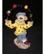 Boyds Bears Bearstone Gizmoe...Life&#39;s a Juggling Clown on Unicycle Figurine - £11.70 GBP