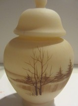 Vintage Fenton Down By The Station Ginger Jar Signed Rare - £91.12 GBP