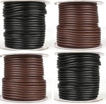 Nylon Core Waxed Faux Leather Cord 36&quot; 3MM (3 Feet) NOT ON A SPOOL - $3.29