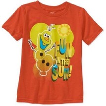Disney Frozen Toddler  Boys T-shirt Fun In the Sun Olaf Snowman Size 2T,3T or 4T - £10.41 GBP