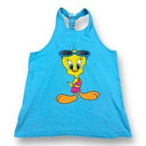 Vintage 1997 Tweety Scrunchy Tank Top Shirt Looney Tunes Summer Graphic ... - £14.98 GBP