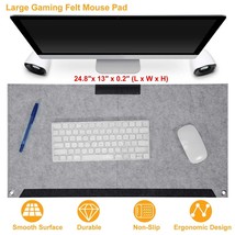 Extended Large Non-Slip Gaming Mouse Pad Computer Keyboard Mat 24.8 x 13 Inch - £12.05 GBP