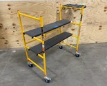 Rolling Scaffold Tool Shelf Foldable 4 ft. x 4 ft. x 2 ft. 500 lb. Load ... - £99.66 GBP