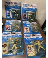 Lot of 6 Starting Lineup Baseball Figures. Bagwell Belle Jones Burks Pet... - $23.26