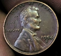 1954 D Lincoln Wheat Penny, - £5.53 GBP