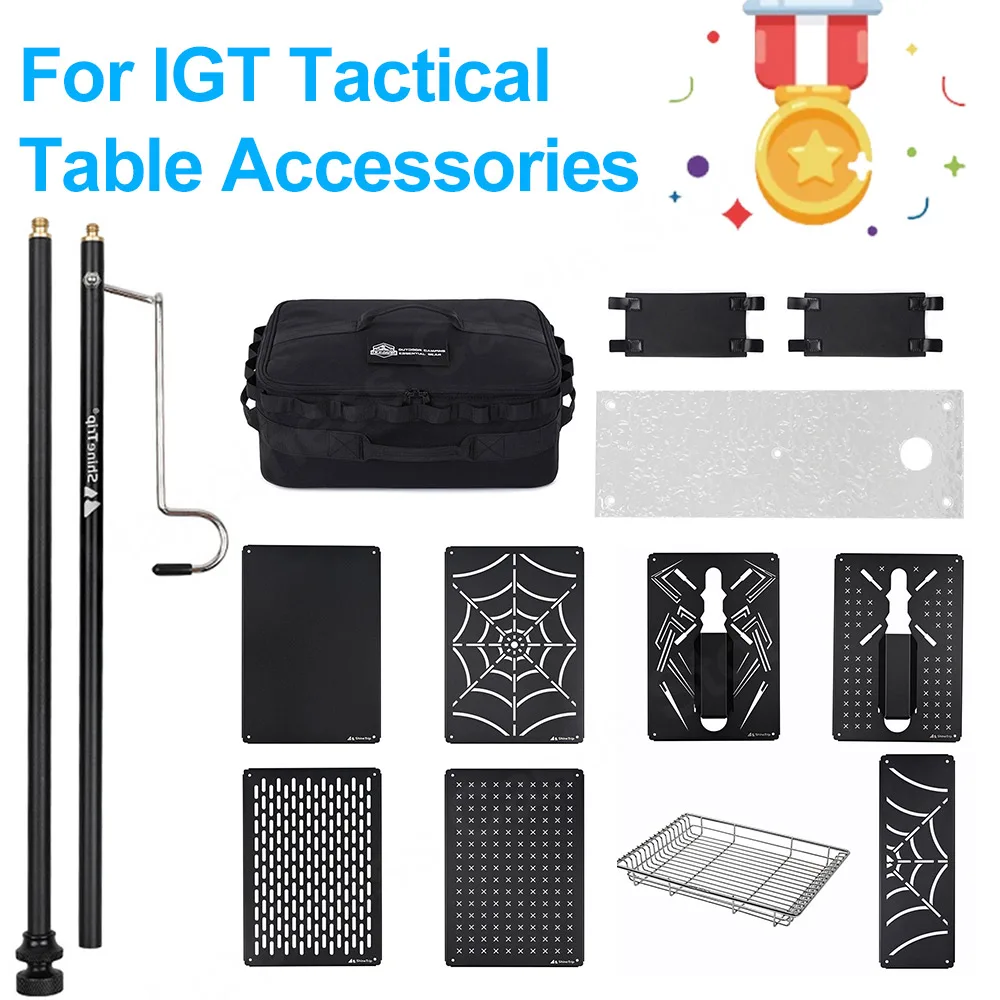 Camping IGT Table Board Unit Portable Blackened IGT Table Unit Stainless Steel - £15.84 GBP+