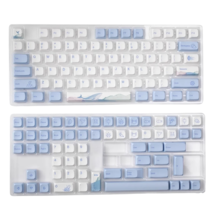 Anymob Keycap Keyboard Powder Blue 133 Keys Switch Customized Sublimatio... - $63.50