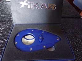 Xikar Xi-105 Blue Cigar Cutter, Aluminum body, Double guillotine NIB - £67.94 GBP