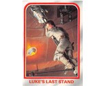 1980 Topps Star Wars #116 Luke&#39;s Last Stand Skywalker Mark Hamill D - $0.89