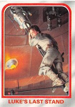 1980 Topps Star Wars #116 Luke&#39;s Last Stand Skywalker Mark Hamill D - £0.69 GBP