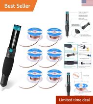 Premium Desoldering Pump &amp; Solder Braid Wick Set | Efficient Solder Remo... - $19.95