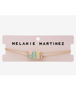 Melanie Martinez Crybaby Alphabet Letter Blocks Gold Tone Necklace Set - $27.74