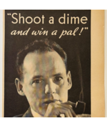 1935 Union Leader Pipe Tobacco Advertisement Henry Hull Smoking Antique ... - €21,39 EUR