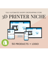 printingsolution.net READY-MADE DROPSHIPPING shopify .net store 3d print... - £77.14 GBP