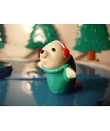 Hallmark Merry Miniature Christ Seal w/ Teal Shirt RARE and HARD TO FIND! - $4.94