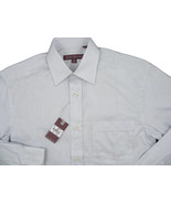 NEW $195 Hickey Freeman Dress Shirt!  14.5 (34)   White with Check Pattern - €64,36 EUR