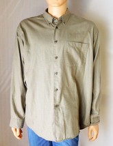 Izod Men&#39;s Dress Shirt Size XL - Green Plaid - 100% Cotton - 4 Extra But... - $14.95