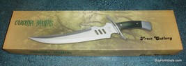 Frost Cutlery Bowie Knife Carolina Mantis Sawback Pakawood Handle 16 Inch Length - $63.04