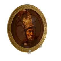 Collector Plate Man With A Gilt Helmet by Rembrandt Van Rijn by Gorham G... - $17.21
