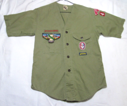 Boy Scouts of America Long &amp; Short Sleeve Shirts Sash With Badges 1960s Vintage - £136.71 GBP